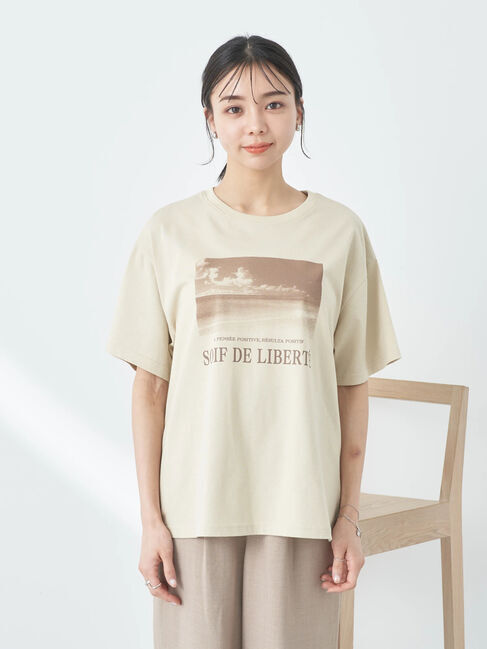 earth music&ecology「SOIF　DE　LIBERTE　Tシャツ」|Tシャツ・カットソー|