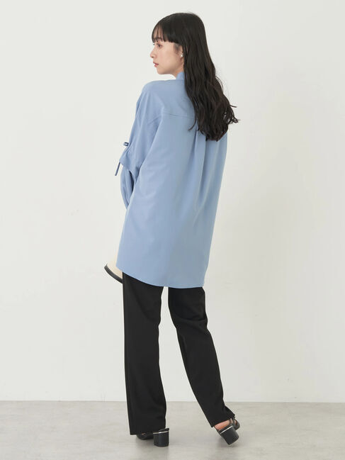 earth music&ecology「ギャザースリーブシャツ」|シャツ・ブラウス|