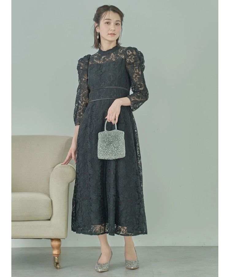 earth music&ecology「総レースワンピース」|ワンピース|