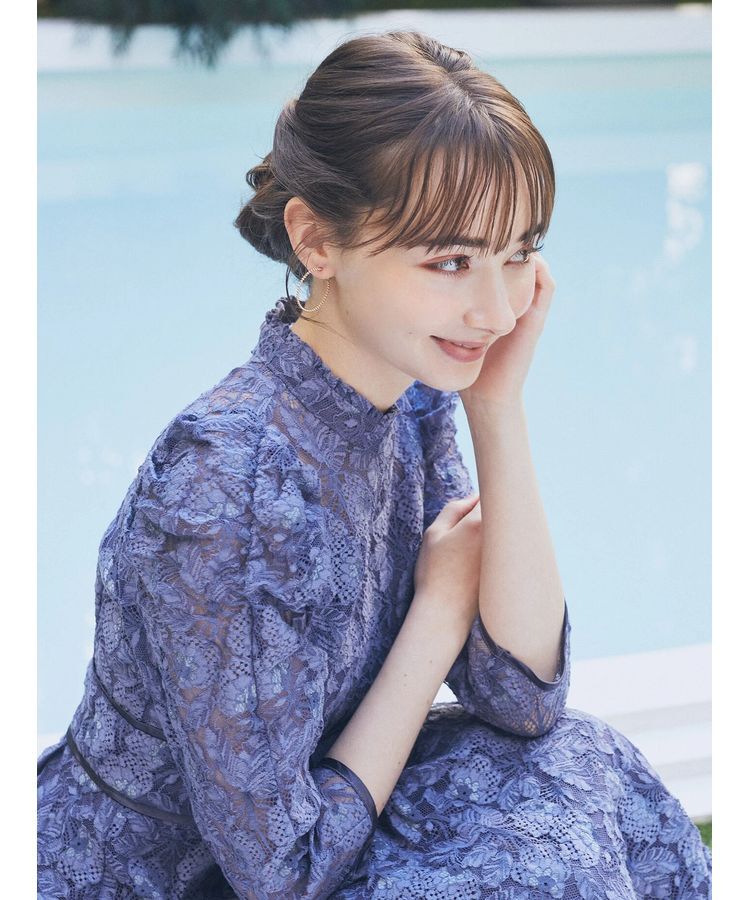 earth music&ecology「総レースワンピース」|ワンピース|