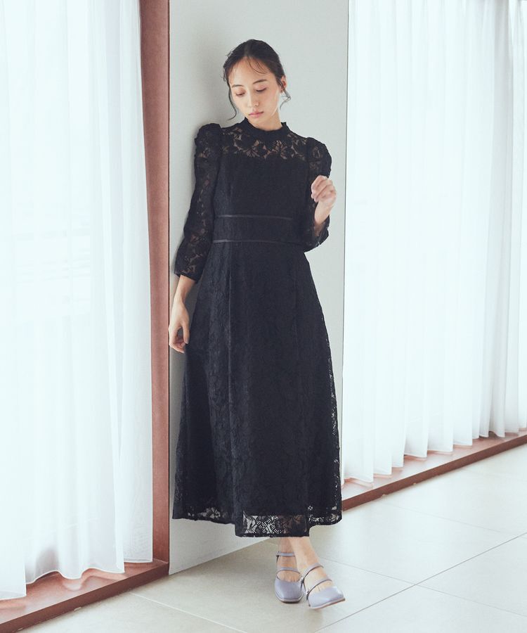 earth music&ecology「総レースワンピース」|ワンピース|