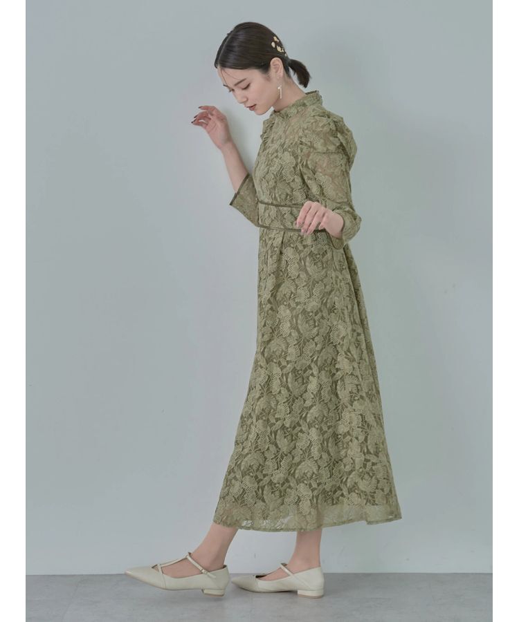 earth music&ecology「総レースワンピース」|ワンピース|