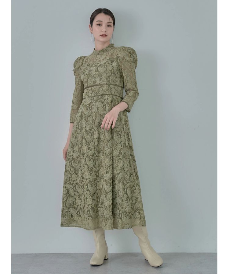 earth music&ecology「総レースワンピース」|ワンピース|