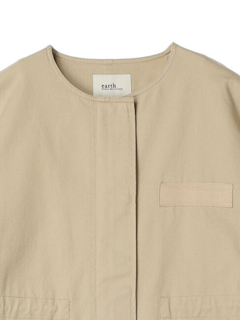 earth music&ecology「ノーカラーミドルモッズコート」|その他|