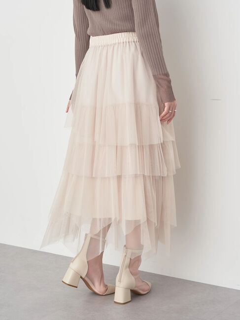 earth music&ecology「ランダムヘムチュールスカート」|スカート|