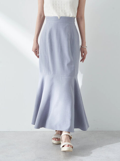 earth music&ecology「リネンライクマーメイドスカート」|スカート|