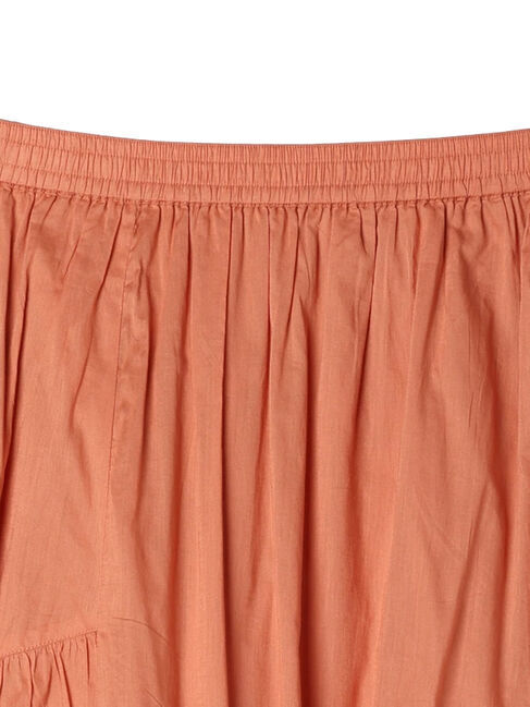 earth music&ecology「コットンボイルランダム切替フレアスカート」|フレア|