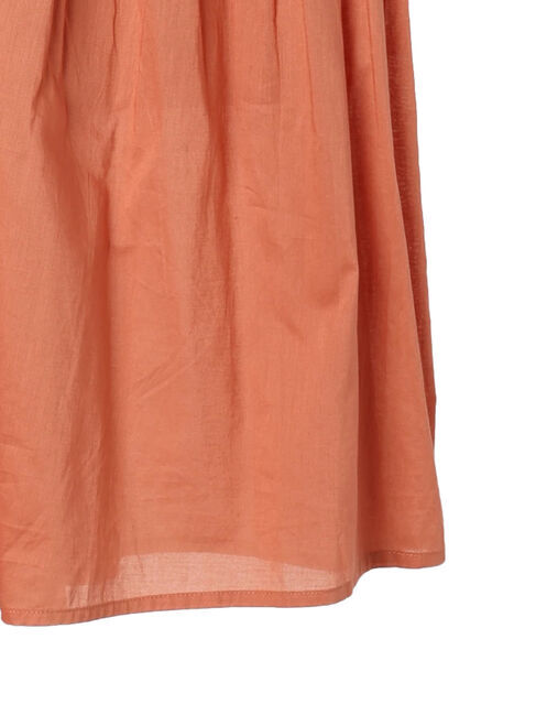 earth music&ecology「コットンボイルランダム切替フレアスカート」|フレア|