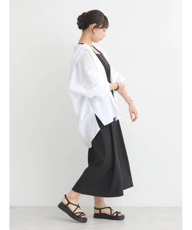 earth music&ecology「フーディーシャツ」|シャツ・ブラウス|