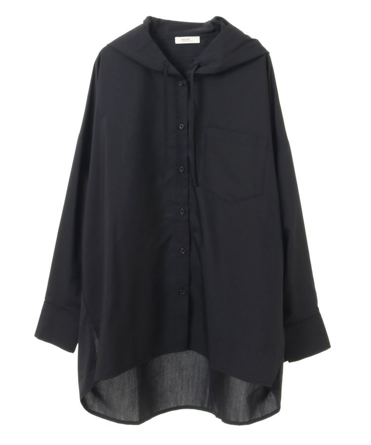 earth music&ecology「フーディーシャツ」|シャツ・ブラウス|