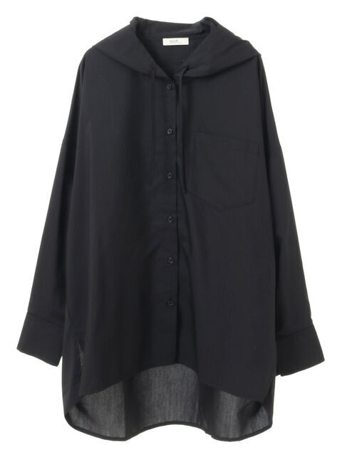 earth music&ecology「フーディーシャツ」|シャツ・ブラウス|