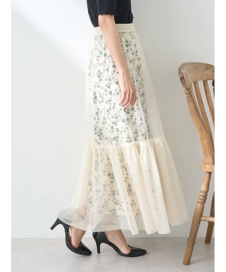 earth music&ecology「Multiwayチュールスカート」|スカート|
