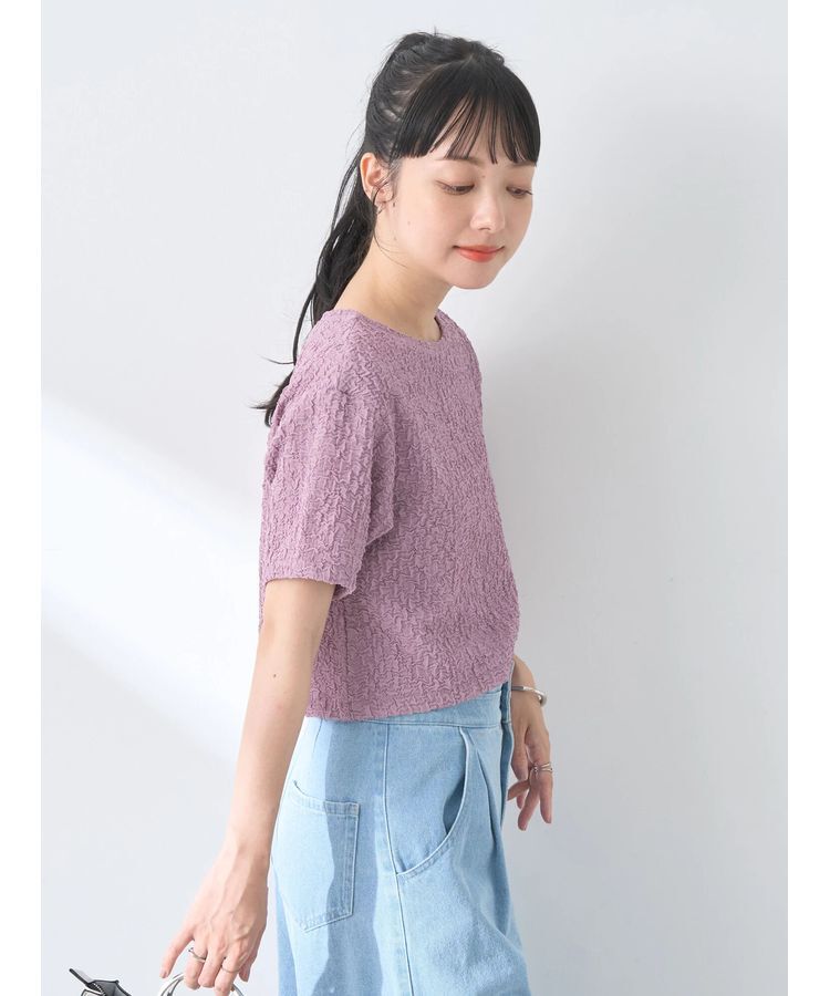 earth music&ecology「ホイップ風ジャガードプルオーバー」|Tシャツ・カットソー|