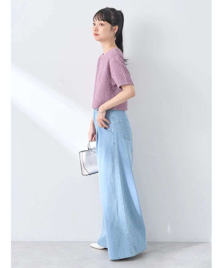 earth music&ecology「ホイップ風ジャガードプルオーバー」|Tシャツ・カットソー|