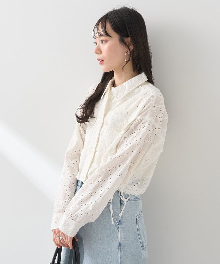 earth music&ecology「レースブルゾン」|ブルゾン・スタジャン|