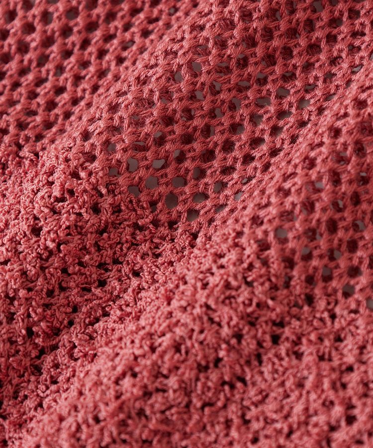 earth music&ecology「カールヤーンメッシュカーディガン」|カーディガン|