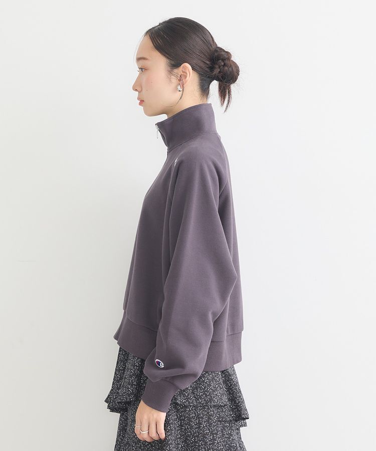 earth music&ecology「チャンピオン　emaeハーフジップ裏毛プルオーバー」|スウェット・ジャージ|