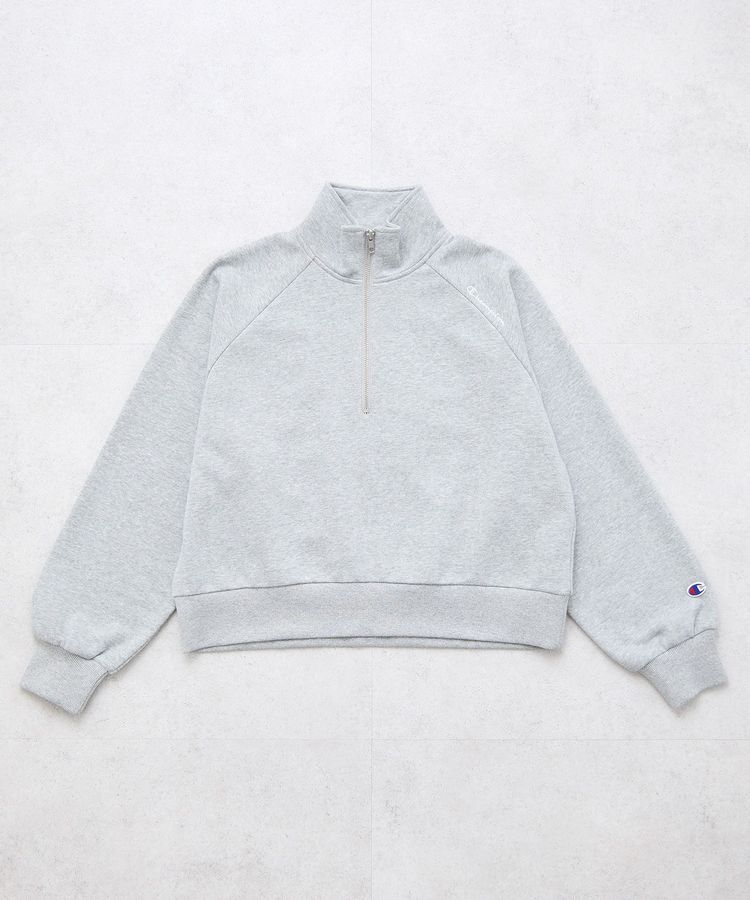 earth music&ecology「チャンピオン　emaeハーフジップ裏毛プルオーバー」|スウェット・ジャージ|