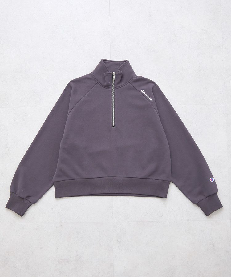 earth music&ecology「チャンピオン　emaeハーフジップ裏毛プルオーバー」|スウェット・ジャージ|