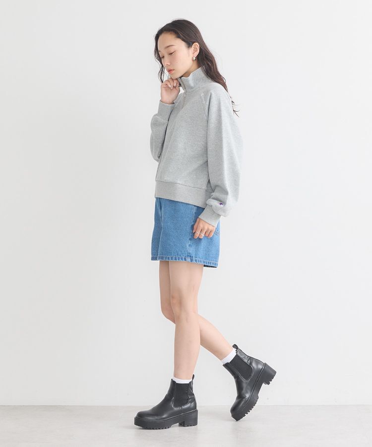 earth music&ecology「チャンピオン　emaeハーフジップ裏毛プルオーバー」|スウェット・ジャージ|