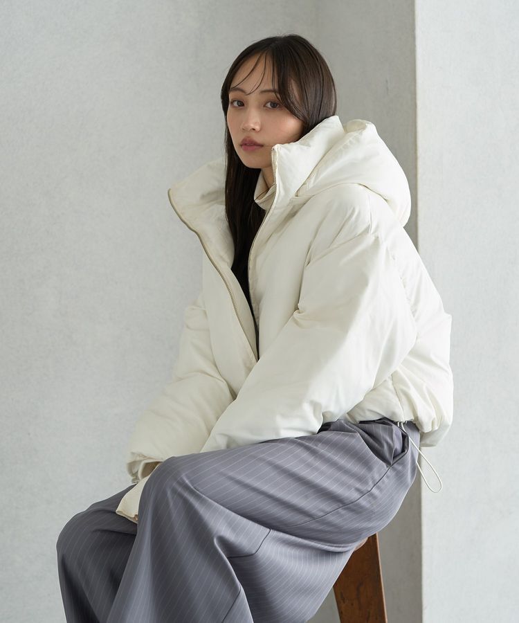 earth music&ecology「2wayパファー ショートブルゾン」|ブルゾン・スタジャン|