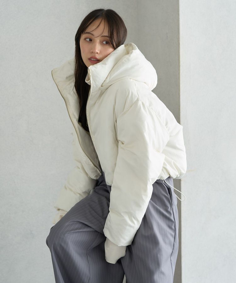 earth music&ecology「2wayパファー ショートブルゾン」|ブルゾン・スタジャン|