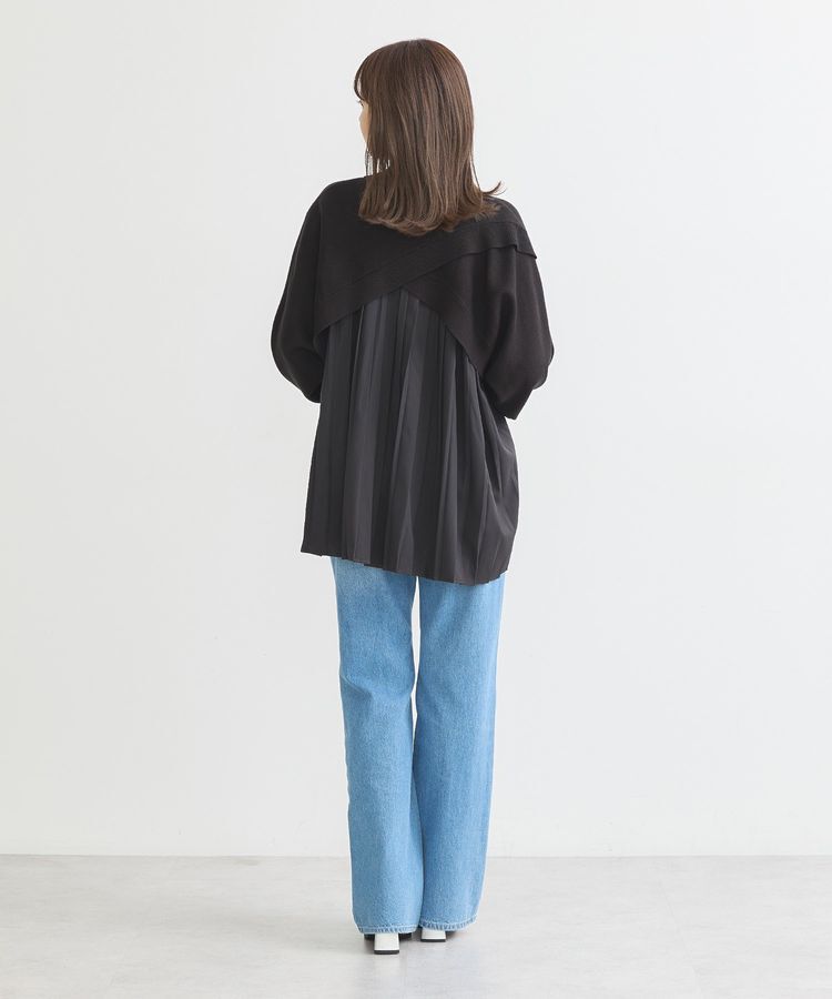 earth music&ecology「ドッキングプリーツニット」|ニット・セーター|