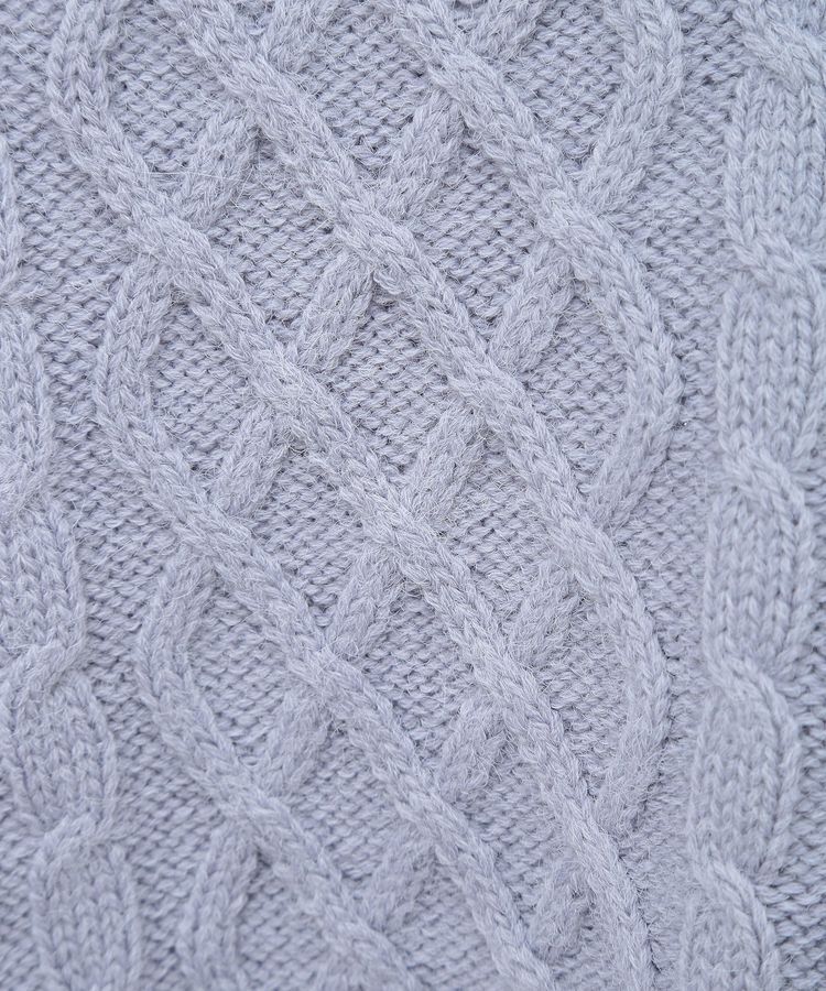 earth music&ecology「パール&ケーブルニットプルオーバー」|ニット・セーター|