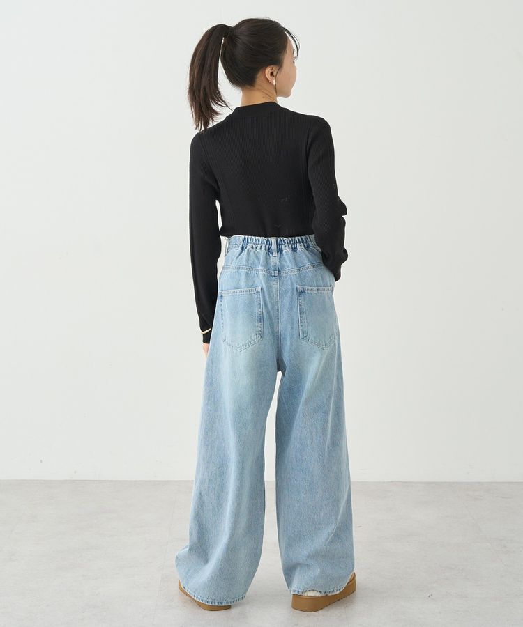 earth music&ecology「やわらかタッチハイネックリブニットプルオーバー」|ニット・セーター|