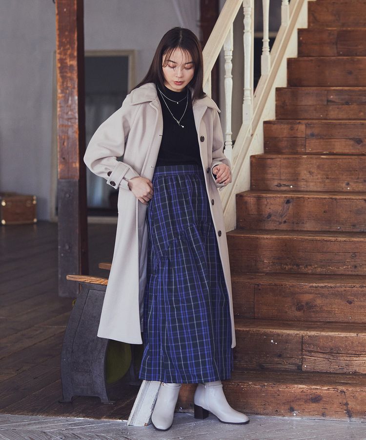 earth music&ecology「やわらかタッチハイネックリブニットプルオーバー」|ニット・セーター|