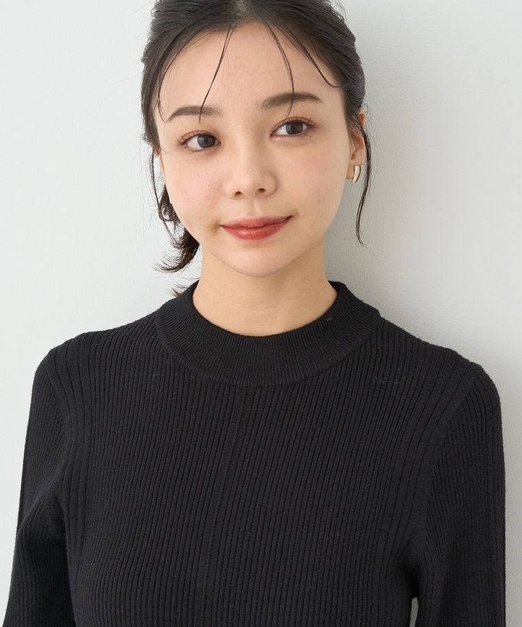 earth music&ecology「やわらかタッチハイネックリブニットプルオーバー」|ニット・セーター|