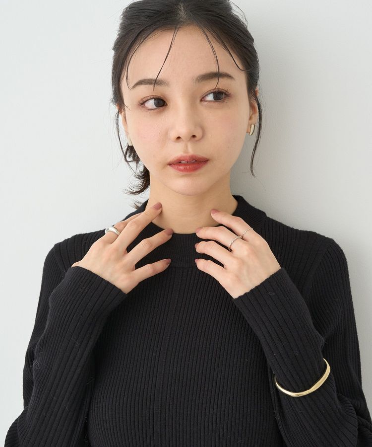 earth music&ecology「やわらかタッチハイネックリブニットプルオーバー」|ニット・セーター|