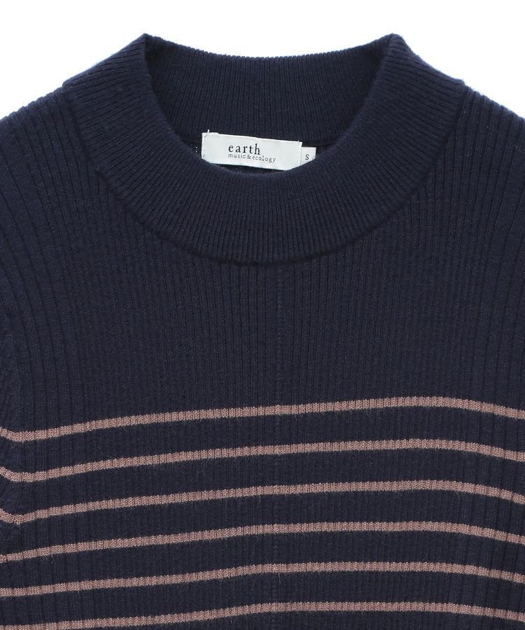 earth music&ecology「やわらかタッチハイネックリブニットプルオーバー」|ニット・セーター|