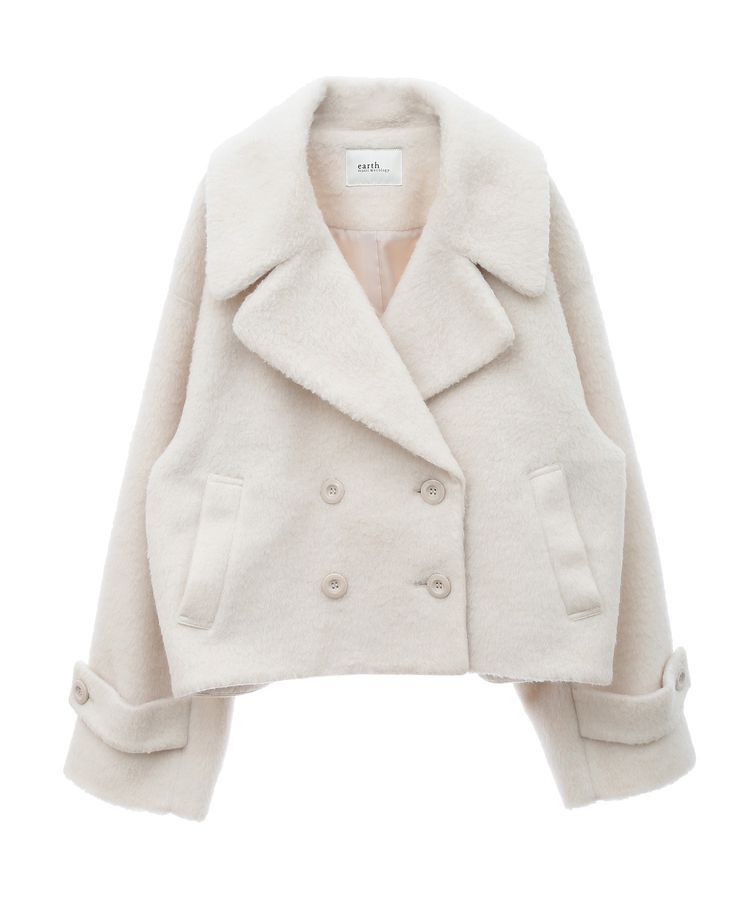 earth music&ecology「シャギーショートコート」|その他|Ivory