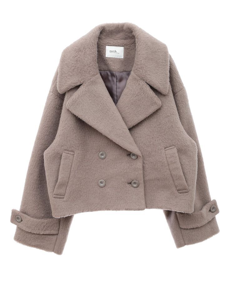 earth music&ecology「シャギーショートコート」|その他|Beige