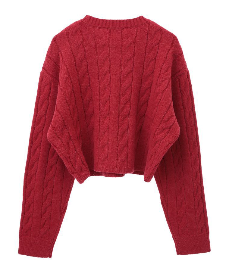 earth music&ecology「ケーブルニットプルオーバー」|ニット・セーター|