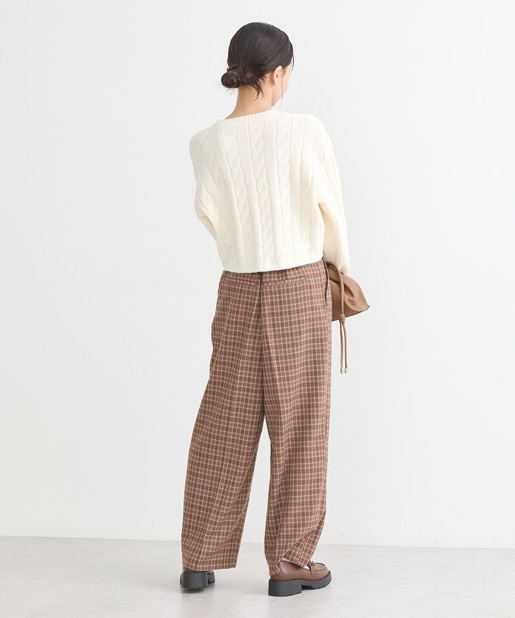 earth music&ecology「ケーブルニットプルオーバー」|ニット・セーター|