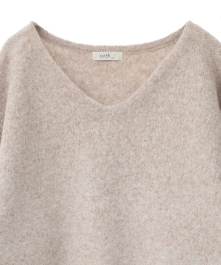 earth music&ecology「ラメグラデーションニットプルオーバー」|ニット・セーター|