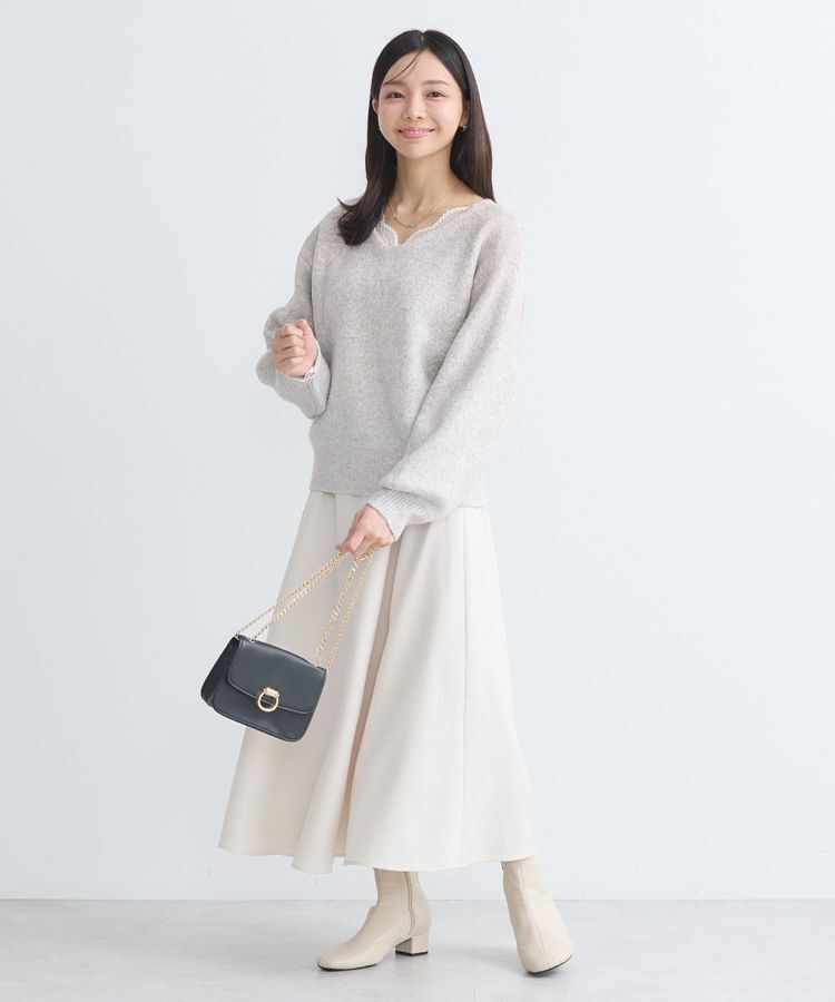 earth music&ecology「ラメグラデーションニットプルオーバー」|ニット・セーター|