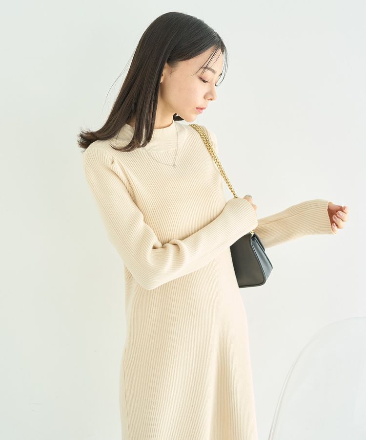 earth music&ecology「ニットミニワンピース」|ワンピース|