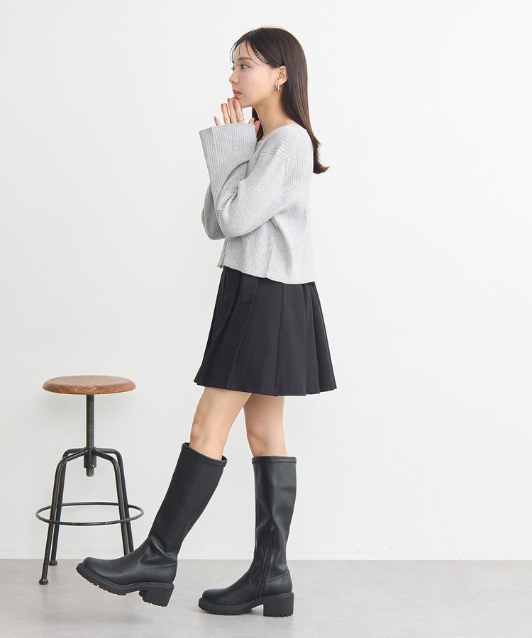 earth music&ecology「ダブルジップニットカーディガン」|カーディガン|