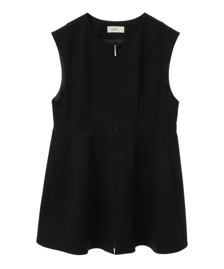 earth music&ecology「ペプラムジップジレ」|ベスト・ジレ|