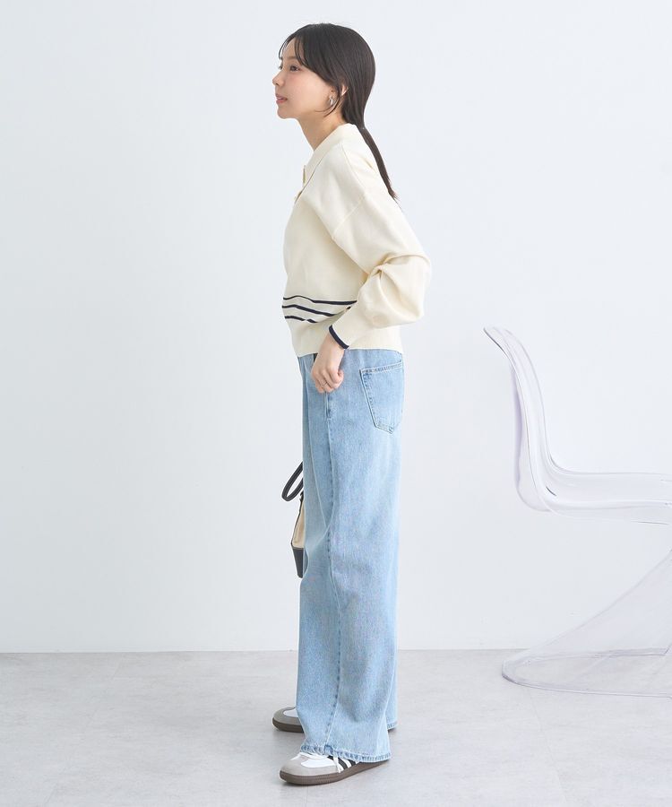 earth music&ecology「パールボタンニットプルオーバー」|ニット・セーター|