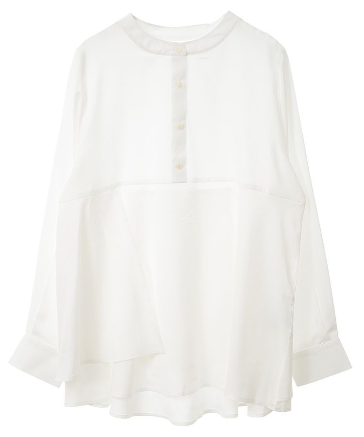 earth music&ecology「SET2点 ベスト+バックティアードブラウス」|シャツ・ブラウス|