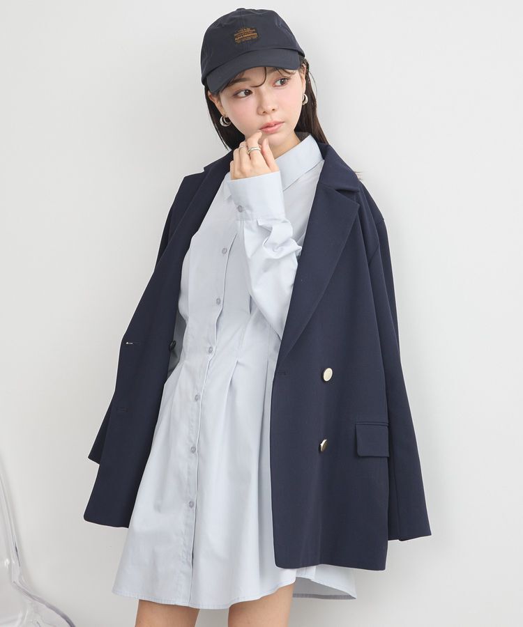 earth music&ecology「ウエストタックシャツミニワンピース」|ワンピース|