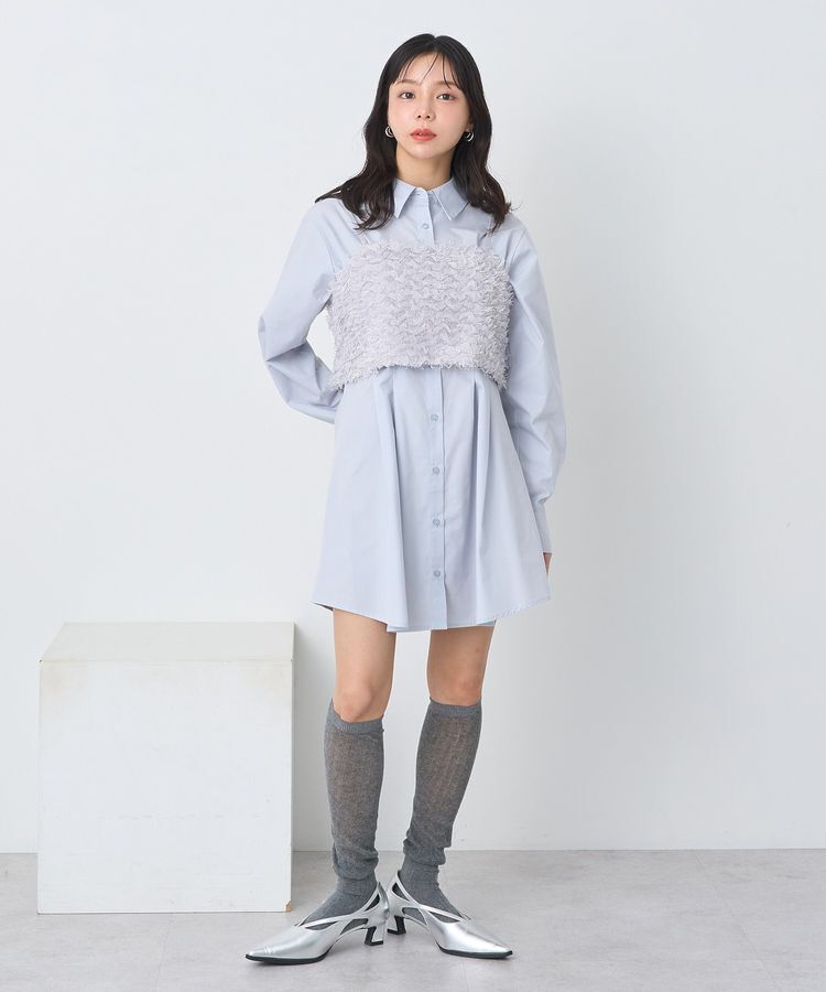earth music&ecology「ウエストタックシャツミニワンピース」|ワンピース|