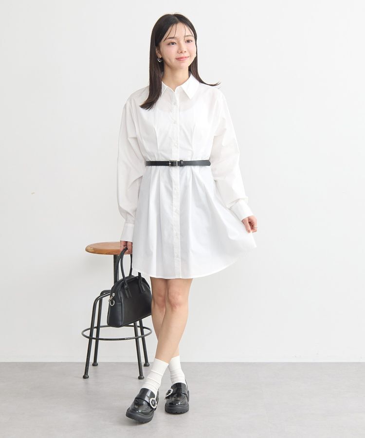 earth music&ecology「ウエストタックシャツミニワンピース」|ワンピース|