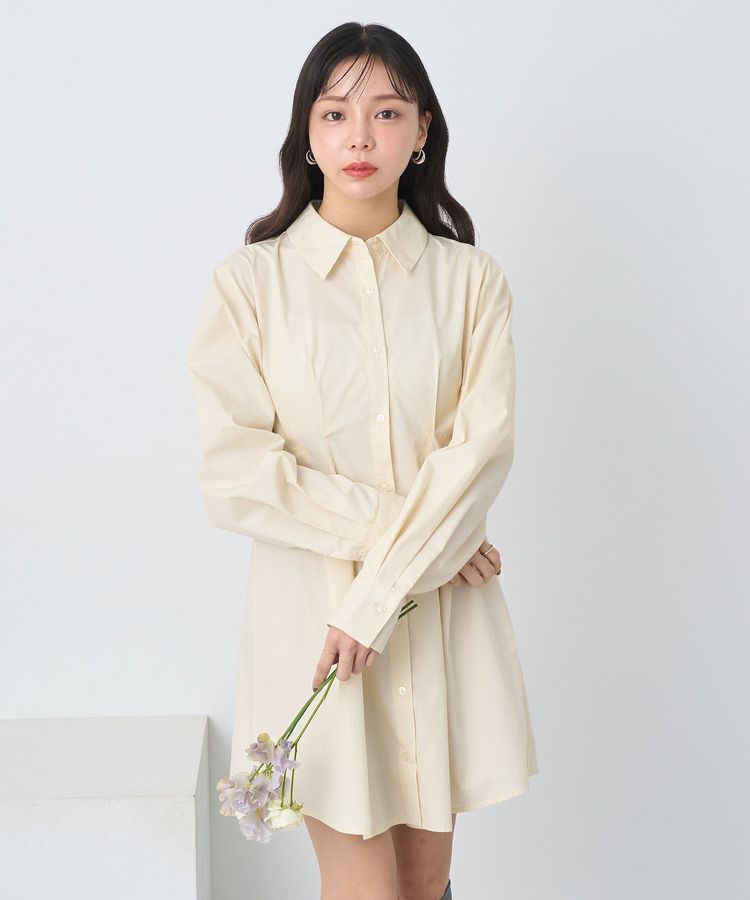 earth music&ecology「ウエストタックシャツミニワンピース」|ワンピース|