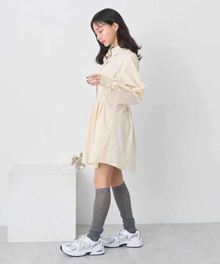 earth music&ecology「ウエストタックシャツミニワンピース」|ワンピース|