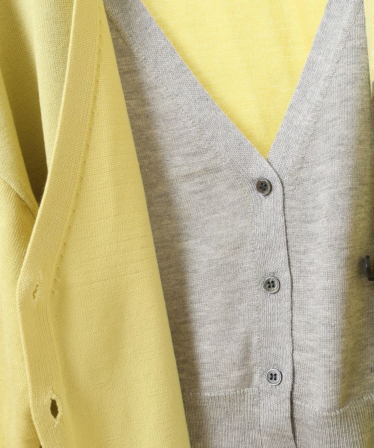 earth music&ecology「レイヤード風ニットカーディガン」|カーディガン|